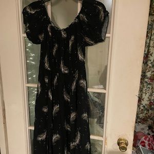 Torrid feather dress